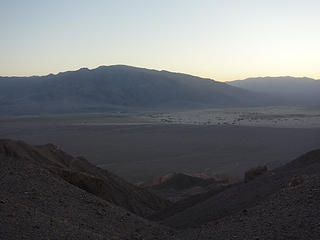 Mesquite Dunes from the Hills