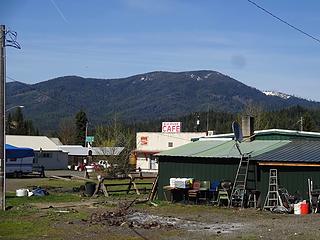 Elk Butte from Elk River. I skied to the top earlier in the year.