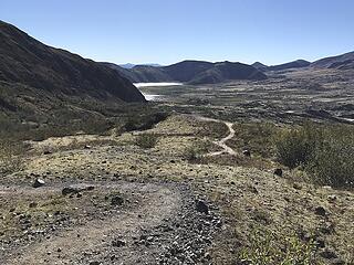 first view of Spirit Lake