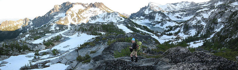 On the ridge above camp