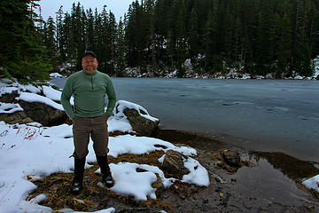 Joe-Bob looking towards the outlet