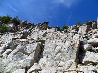A route up Choral Peak.