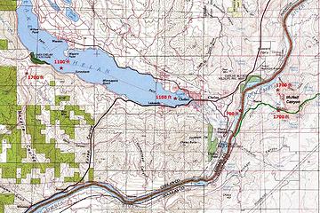 Navarre Coulee and McNeil Canyon