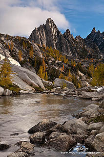 Prusik Peak above a Stream