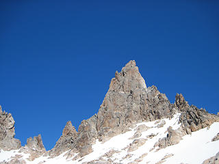 Summit of Cerro Catedral's torre principal, the highest point in this area at just under 8000 feet