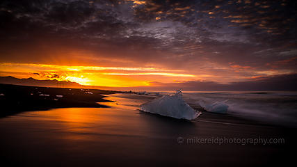 more from Jokulsarlon at sunrise in Iceland