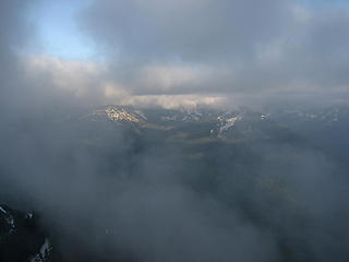 A tunnel through the clouds