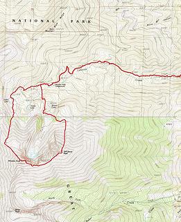 Wheeler and Jeff Davis GPS Track. 14 miles, 6000' gain, though it would be much shorter when the road is open to the end.