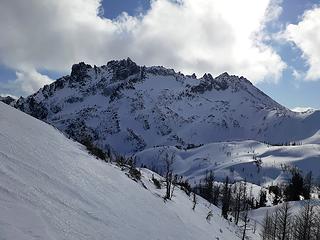 Approaching McClellan Peak