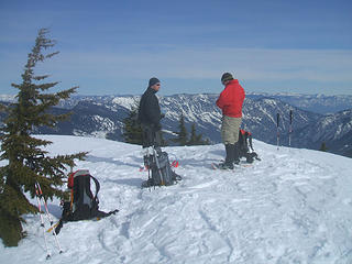 Chris and Mark on Arrowhead