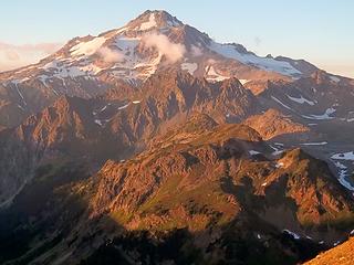 Glacier Peak from White Mountain at sunset