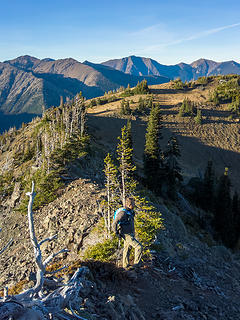 Trevin on the ridge