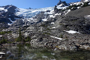 Slabs leading up to the terminus of the Nohokomeen Glacier
