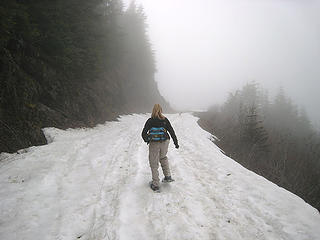 Snowy road