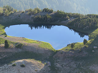 Campsite near Warm Lake.