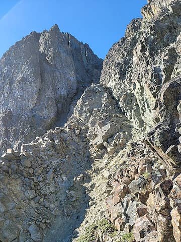 traverse, ends at the gully