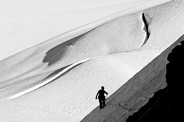 avoiding the void near snowfield peak