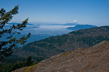 Oyster Dome View. 
Oyster Dome via Blanchard, 3/29/13, Bellingham WA