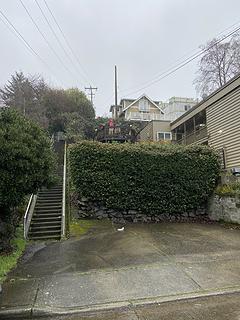 Haunted stairs of W Boston St, including the ?haunted deck? lol