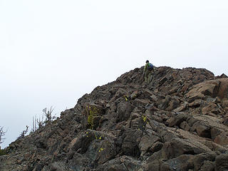 Heading up to Fortune from Ingalls Pass.