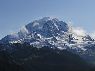 Rainier from below Tolmie.