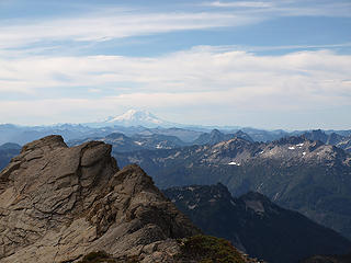 Rainier and Spire Mountain From Kyes