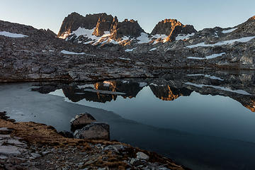 minarets reflection