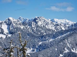 Bryant, Snoqualmie w/ Chimney Rock and Chikamin