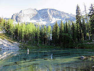 McAlester from the trail around Lower Dee Dee Lake.