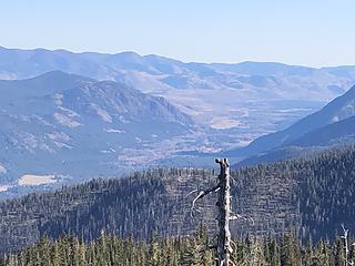 Looking south down the Methow Valley