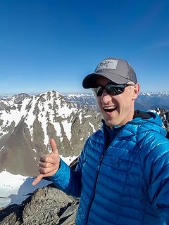 Gardner Mountain summit selfie