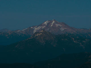 Glacier Peak at Sunset from Three Fingers