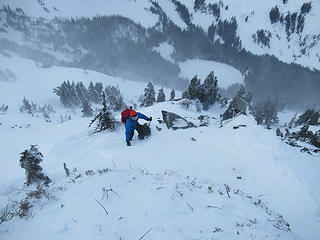 Reed nearing the summit