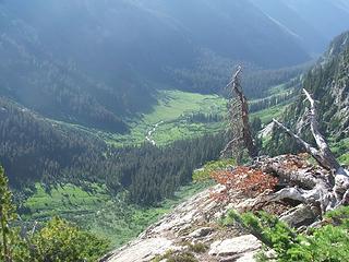 View from Larch Knob campsite