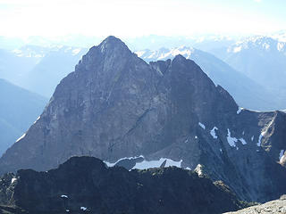 Looming South Hozomeen from summit