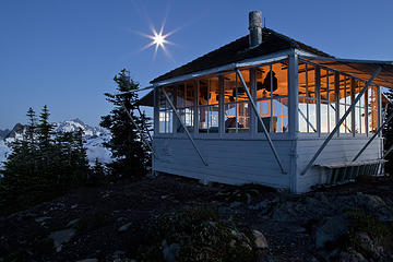 Moonshot & Shuksan at dusk