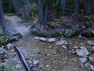 Creek crossing.