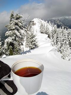 Summit Tea, looking from south summit to north summit