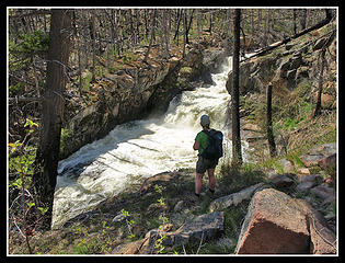 Kim At Middle Falls