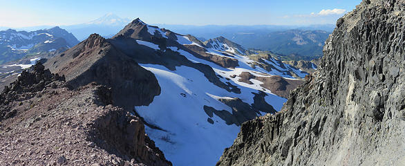 Looking West from below Ives summit