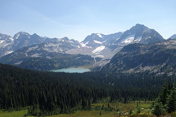 Lyman and Upper Lyman from near Cloudy Pass