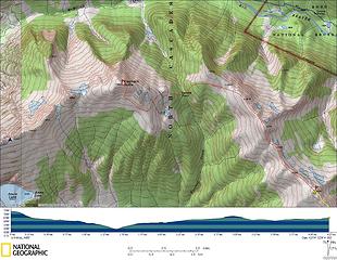 Eephant Butte Route Map