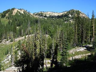 Looking back to Boulder Butte