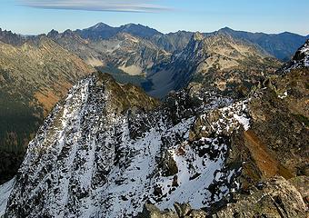 Looking NE to Stiletto, Copper, & the Gardners