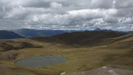 Beautiful lagoons amidst the high elevation grasslands
