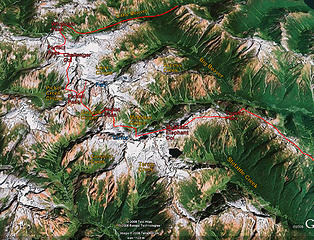 Pickets Route & Cirques