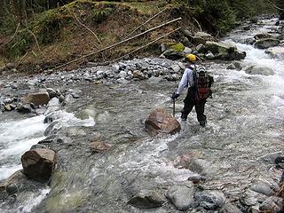 Martin crossing Lowe Creek