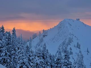 Granite Mountain at sunrise