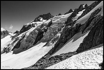 Blue Glacier Ice Fall