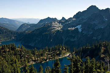 The lakes from Wright Mountain